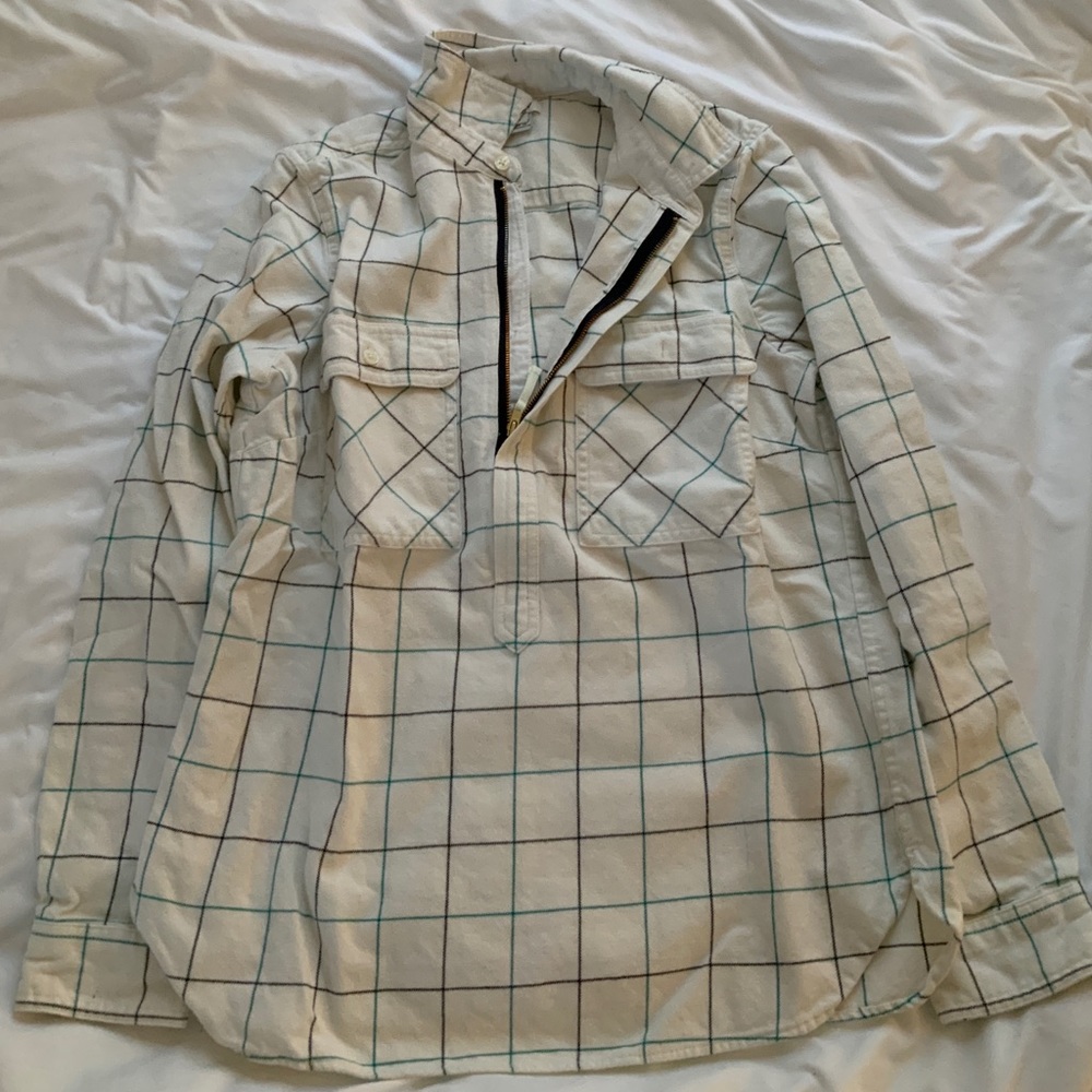 J. Crew Flannel Zip Up